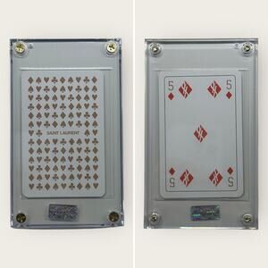 Saint Laurent Designer Playing Card – 5 of Diamonds